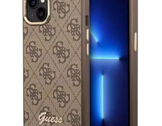 Case Guess GUHCP14SHG4SHW for Apple iPhone 14 6,1" brown/brown hard c