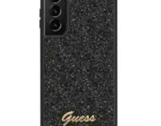 Case Guess GUHCS23LHGGSHK voor Samsung Galaxy S23 Ultra S918 zwart / tablettop