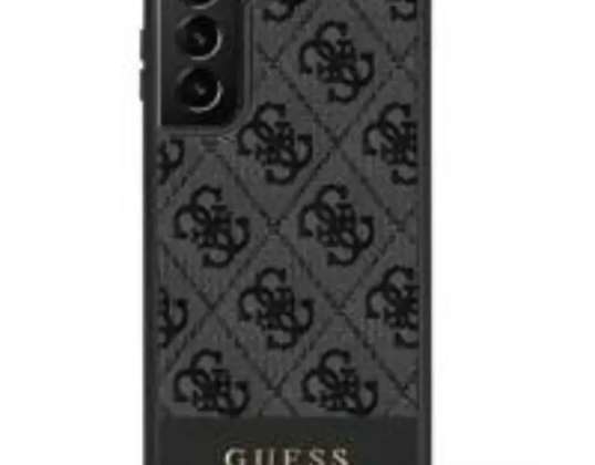 Guess Case GUHCS23LG4GLGR para Samsung Galaxy S23 Ultra S918 negro/bla
