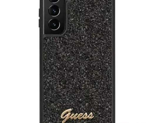 Case Guess GUHCS23SHGGSHK za Samsung Galaxy S23 S911 crno/crno tvrdo