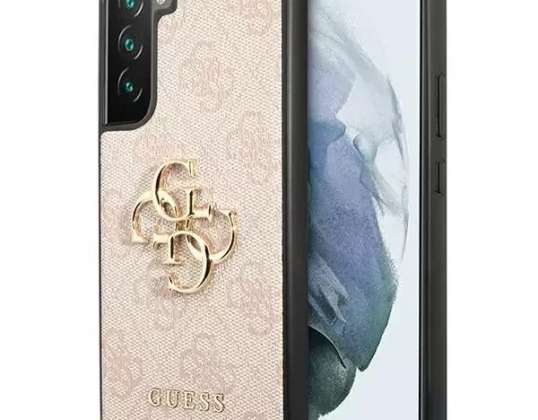 Guess Case GUHCS23M4GMGPI para Samsung Galaxy S23+ Plus S916 rosa/rosa