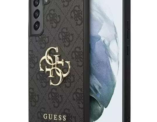 Guess Case GUHCS23M4GMGGR voor Samsung Galaxy S23 + Plus S916 grijs / grijs