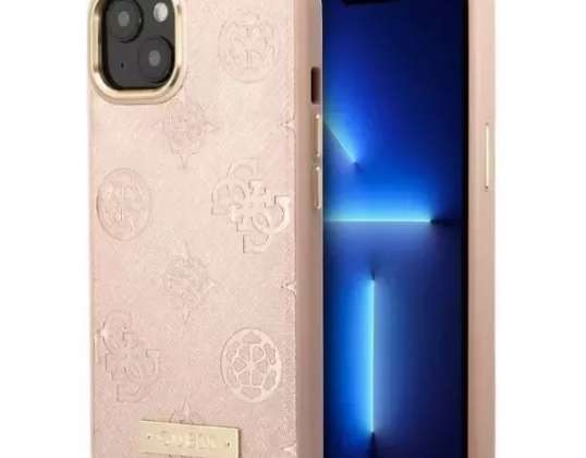 Case Guess GUHMP13MSAPSTP pro Apple iPhone 13 6,1" růžový/růžový hardcase