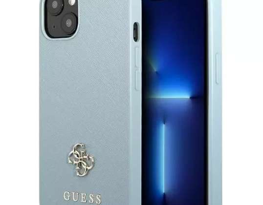 Guess Case GUHCP13MPS4MB para Apple iPhone 13 6,1" azul / azul hardca