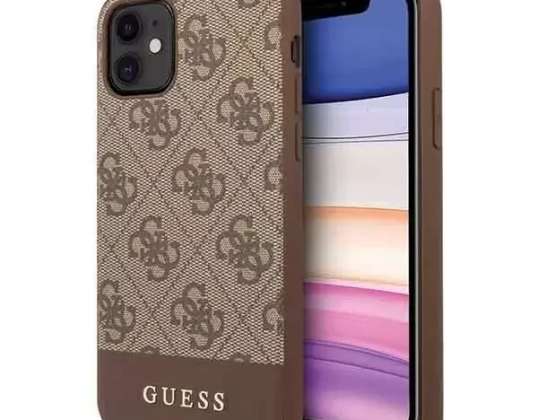 Case Guess GUHCN61G4GLBR for Apple iPhone 11 6,1" / Xr brown/brown ha