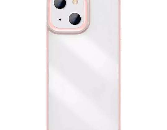 "Baseus" krištolo dėklas, skirtas "iPhone 13" (rožinis)