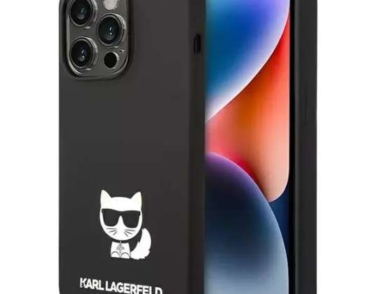 Karl Lagerfeld KLHCP14LSLCTBK suojaava puhelinkotelo Apple iPhonelle