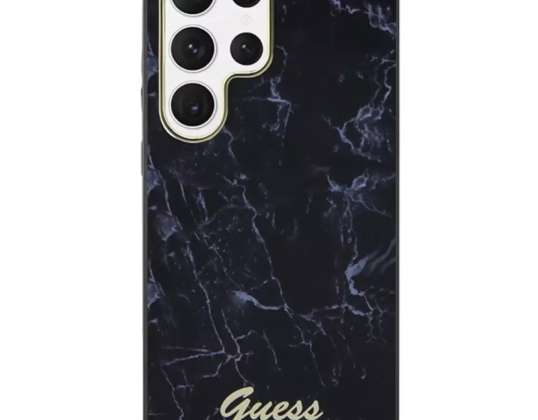Case Guess GUHCS23LPCUMAK für Samsung Galaxy S23 Ultra S918 schwarz/blac