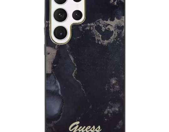 Guess Case GUHCS23LHTMRSK für Samsung Galaxy S23 Ultra S918 schwarz/blac