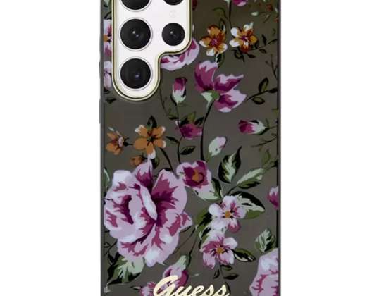 Case Guess GUHCS23LHCFWSK for Samsung Galaxy S23 Ultra S918 black/tablettop