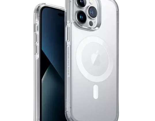 UNIQ-taistelukotelo iPhone 14 Prolle 6,1 tuuman Magclick Charging läpinäkyvä