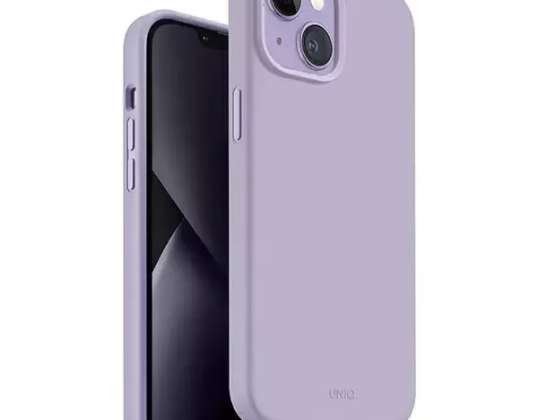 Puzdro UNIQ Lino iPhone až 14 Plus 6,7" fialová/fialová levanduľa