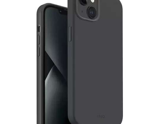 UNIQ Lino Hue Case per iPhone 14 Plus 6,7" Magclick Ricarica grigio/char