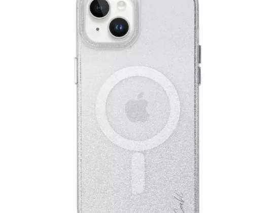 EtuicUNIQ Coehl Lumino per iPhone 14 Plus 6,7" argento/argento scintillante
