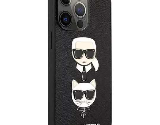 Karlo Lagerfeldo dėklas KLHCP13XSAKICKCBK, skirtas iPhone 13 Pro Max 6,7 colio hardca