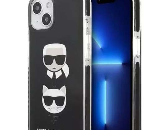 Karl Lagerfeld KLHCP13STPE2TK Housse de protection pour téléphone Apple iPhone