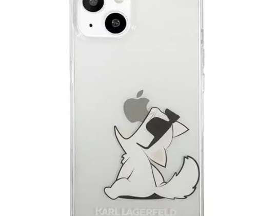 Karl Lagerfeld Case KLHCP13MCFNRC pour iPhone 13 6,1 » transpare hardcase