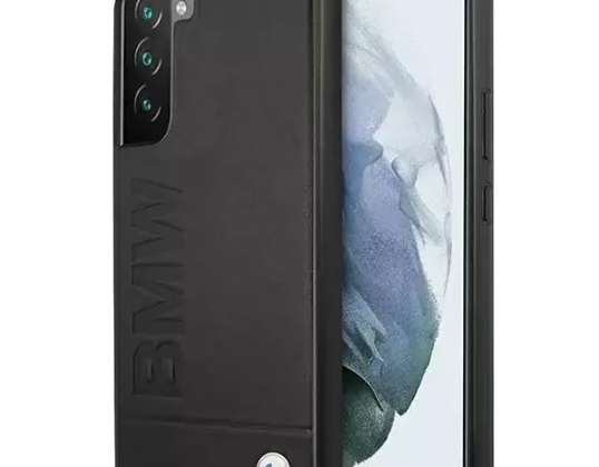BMW BMHCS22MSLLBK Case para Galaxy S22+ S906hardcase Assinatura Logo Impr