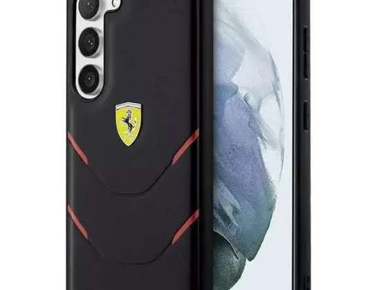 "Ferrari" dėklas, skirtas "Samsung Galasy S23+ Plus HardCase Hot Stamp Lines" žavesiui