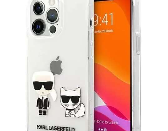 Karl Lagerfeld KLHCP13LCKTR suojaava puhelinkotelo Apple iPhone 1:lle