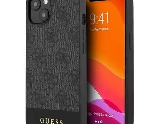 Guess Case GUHCP13MG4GLGR for Apple iPhone 13 6,1" grey/grey hardcase