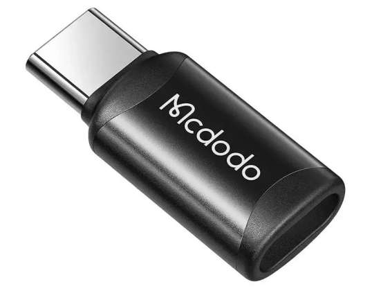 Micro USB-USB-C-sovitin, Mcdodo OT-9970 (musta)