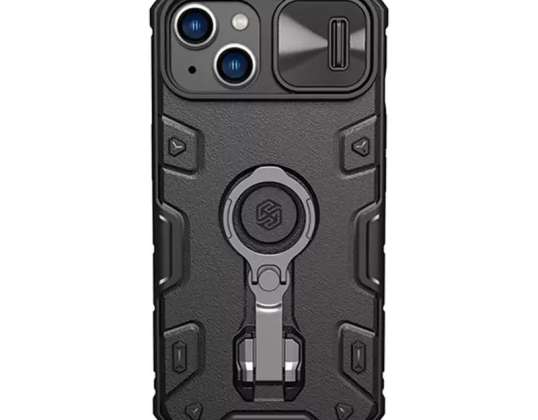 Nillkin CamShield Armor Pro -kotelo iPhone 14 Plus:lle (musta)