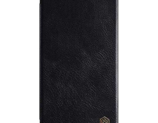Nillkin Qin Pro Leather Case voor iPhone 14 Plus (Zwart)