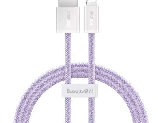 USB-Kabel für Lightning Baseus Dynamic, 2.4A, 1m (lila)