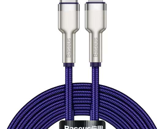 USB-C Cable for Lightning Baseus Cafule, 20W, 2m (Purple)