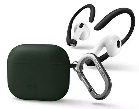 UNIQ Custodia protettiva Nexo Case per Apple AirPods 3 + Ear Hoo