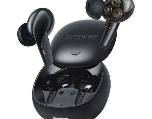 TWS BlitzWolf BW-FYE15 слушалки за поставяне в ушите (черни)