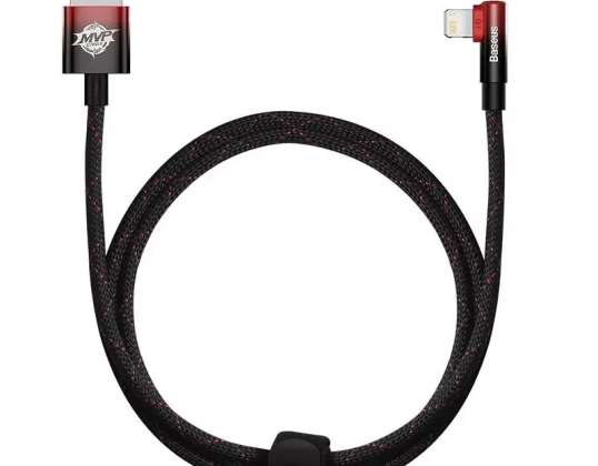 Baseus MVP 2 Lightning cable 1m 20 W - (B&Red)