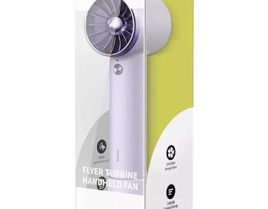 Baseus Flyer turbinás hordozható kézi ventilátor (lila)