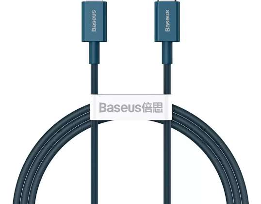 Кабель USB-C для молнии Baseus Superior Series, 20 Вт, PD, 1 м (синий)