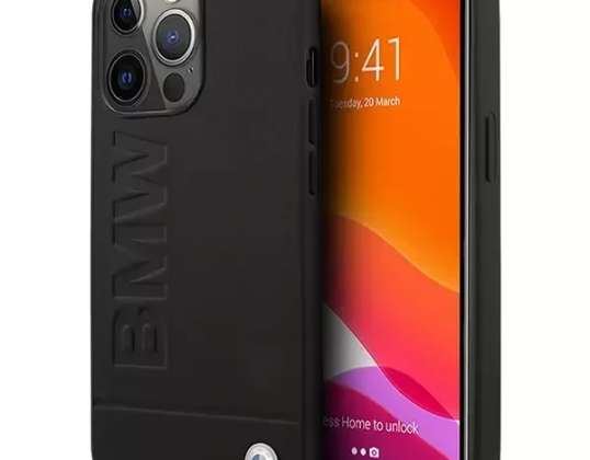 BMW BMHMP14LSLLBK phone case for Apple iPhone 14 Pro 6,1" black/b