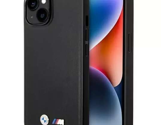 Carcasă de telefon BMW BMHMP14S22PTDK pentru Apple iPhone 14 de 6,1" negru/tabletă