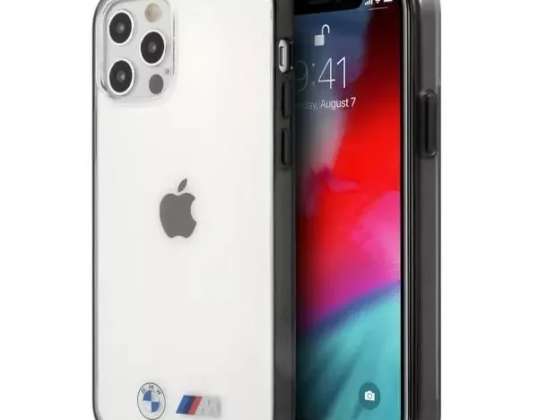Coque de téléphone BMW BMHCP12LMBTOK pour Apple iPhone 12 Pro Max 6,7 » tran