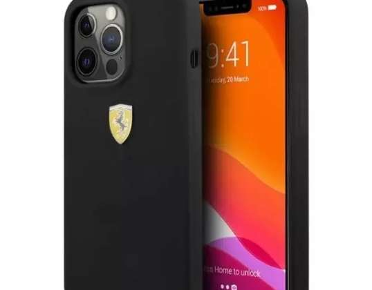 Etui na telefon Ferrari iPhone 13 Pro Max 6 7&quot; czarny/black hardcase S