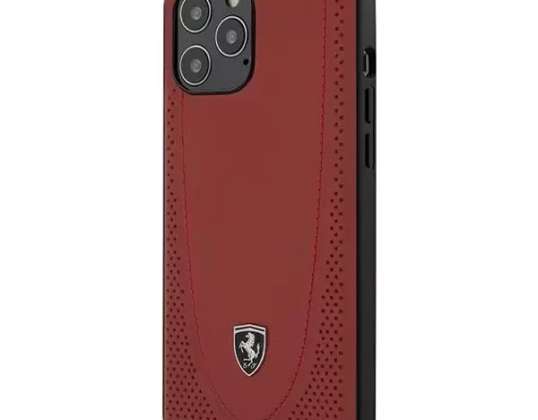 Чохол для Ferrari iPhone 12 Pro Max 6,7" червоний/червоний жорсткий чохол O