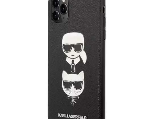 Karl Lagerfeld Pouzdro KLHCN58SAKICKCBK pro iPhone 11 Pro 5,8" pevný obal Sa