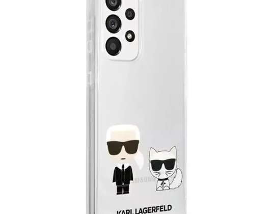 Karl Lagerfeld Case KLHCA33CKTR voor Galaxy A33 5G A336 hardcase Transpa