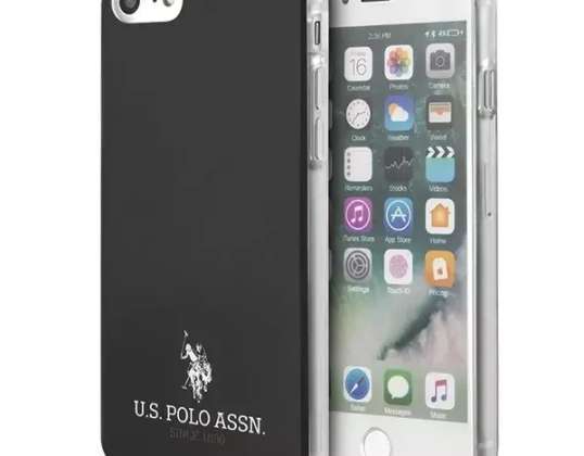 Phone Case US Polo ShinyiPhone 7/8/SE 2020 / SE 2022 fekete/fekete