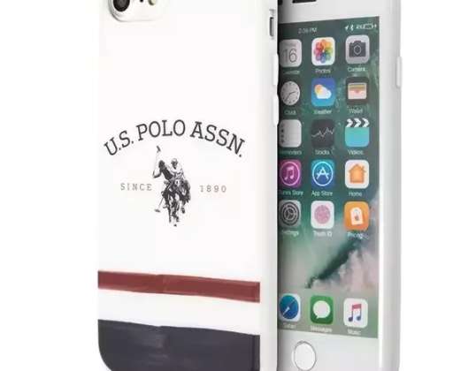 US Polo Tricolor Desen Koleksiyonu Telefon Kılıfı iPhone 7/8/SE 2020