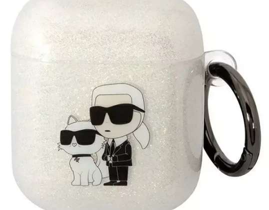 Karl Lagerfeld Protective Headphone Case for Airpods 1/2 transpa cover