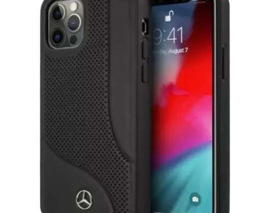 Protective Case Mercedes MEHCP12LCDOBK for Apple iPhone 12 Pro Max 6,7" c