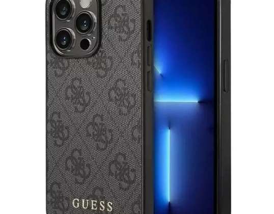 Telefono dėklas Guess skirtas iPhone 14 Pro 6,1 colio pilkas / pilkas kietas dėklas 4G Me