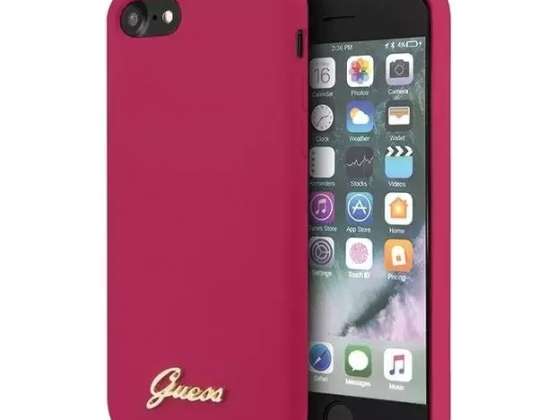 Guess phone case for iPhone 7/8/SE 2020 / SE 2022 red/burgundy