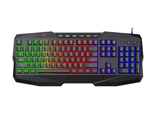 Tastatură de gaming RGB Havit KB878L (Negru)