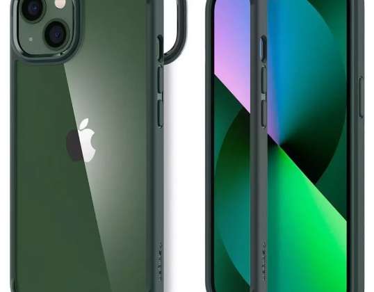 Spigen Ultra Hybrid Phone Case for iPhone 13 Midnight Green